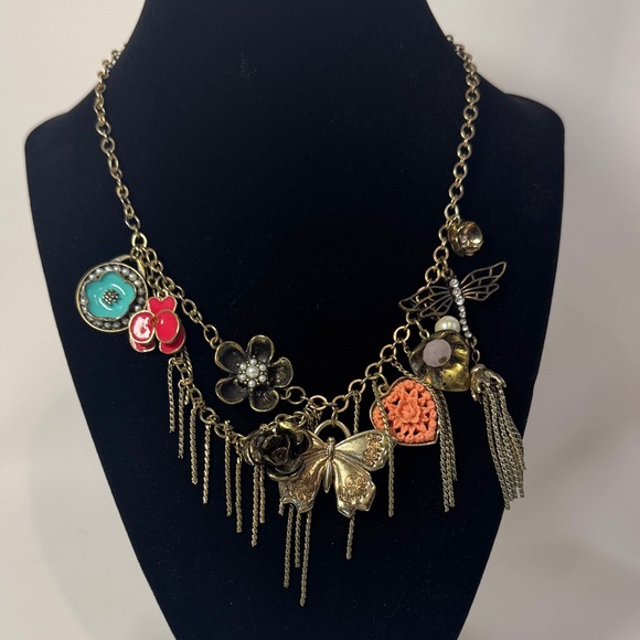 Lucky Brand Jewelry - Lucky Brand Gold Necklace with Colorful Charms